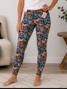 Luv21 Jurassic World Super Soft Full-Length Leggings | 3X-5X | NWT